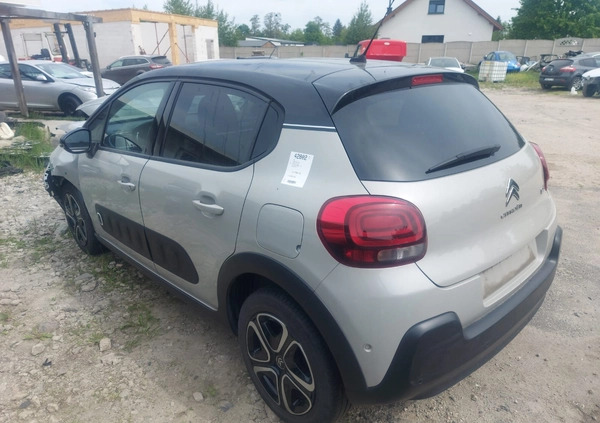 Citroen C3 cena 21900 przebieg: 50000, rok produkcji 2019 z Wągrowiec małe 56